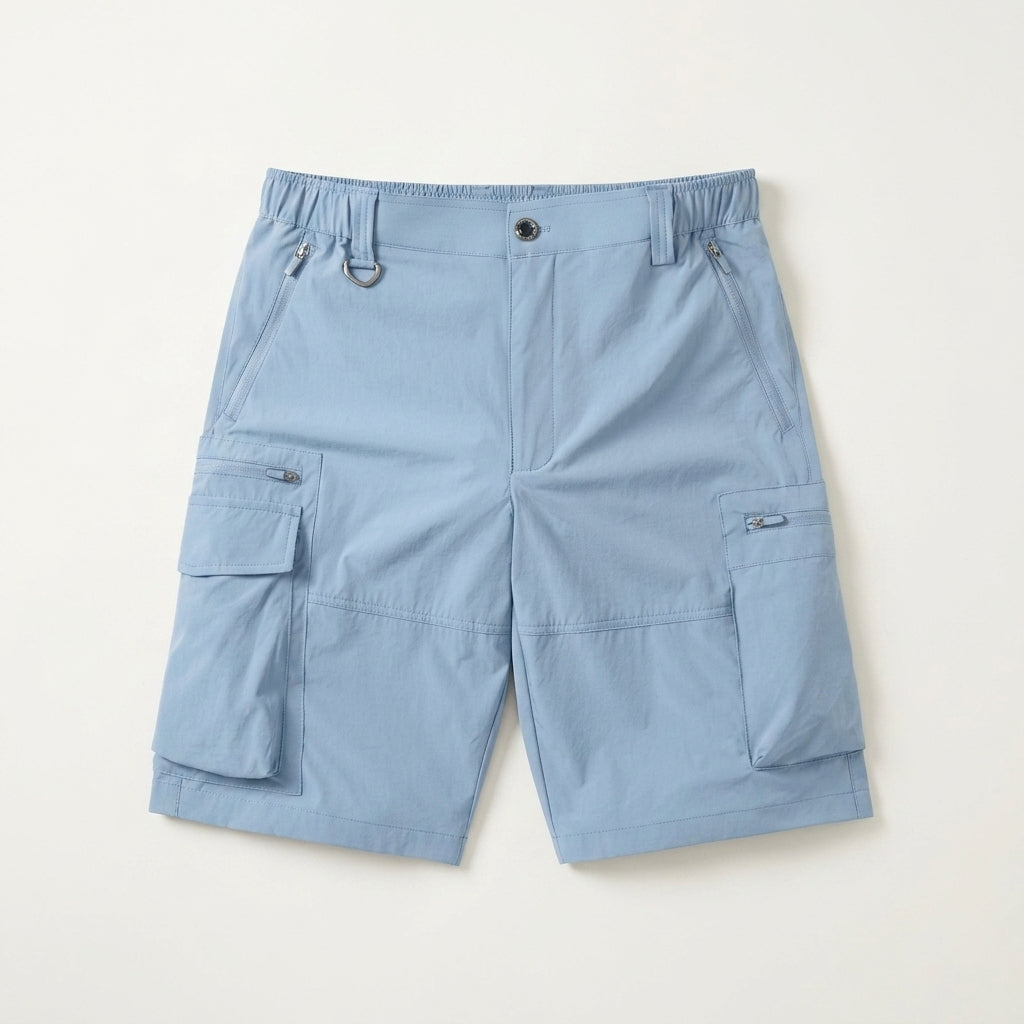 Pantaloncini Cargo Uomo ad Asciugatura Rapida con Multitasche – Vestibilità Comoda