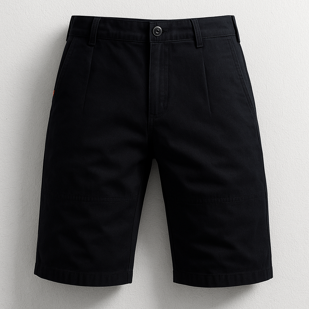 Chino-bermudashorts til mænd, sommermodel, med stiklommer og lige ben