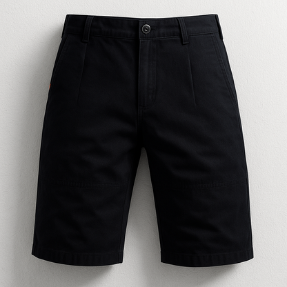 Chino-bermudashorts til mænd, sommermodel, med stiklommer og lige ben