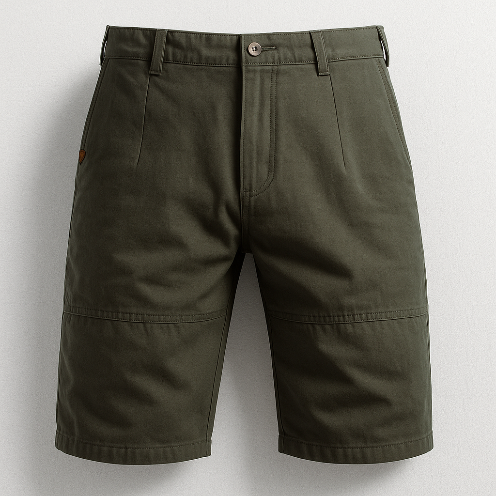 Chino-bermudashorts til mænd, sommermodel, med stiklommer og lige ben