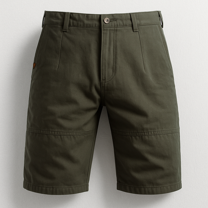 Chino-bermudashorts til mænd, sommermodel, med stiklommer og lige ben