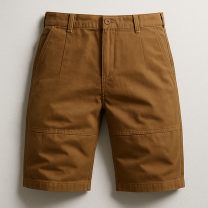 Chino-bermudashorts til mænd, sommermodel, med stiklommer og lige ben