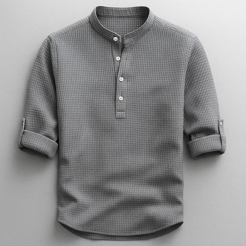 Camicia Uomo con Bottoni e Colletto Classico – Vestibilità Slim Fit Elegante