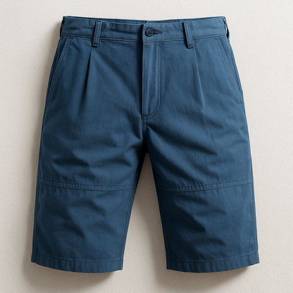 Chino-bermudashorts til mænd, sommermodel, med stiklommer og lige ben