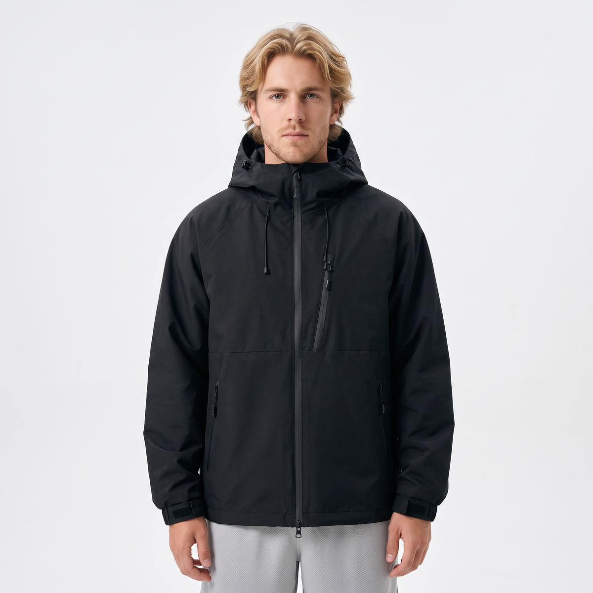 Giacca Tecnica Impermeabile con Cappuccio – Vestibilità Comoda