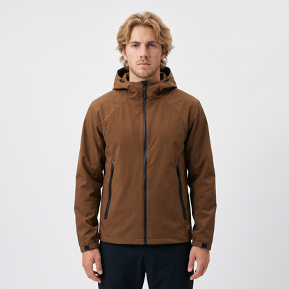 Giacca Softshell con Cappuccio – Foderata in Pile e Idrorepellente
