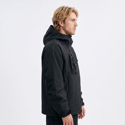 Giacca Tecnica Impermeabile con Cappuccio – Vestibilità Comoda