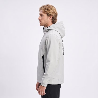 Giacca Softshell con Cappuccio – Foderata in Pile e Idrorepellente