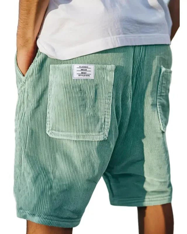 Men’s Summer Corduroy Shorts – Velvet Style