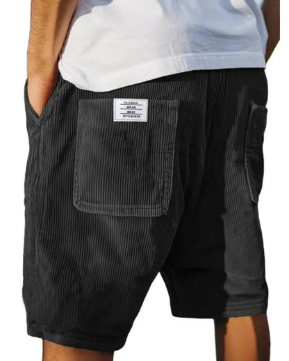 Men’s Summer Corduroy Shorts – Velvet Style