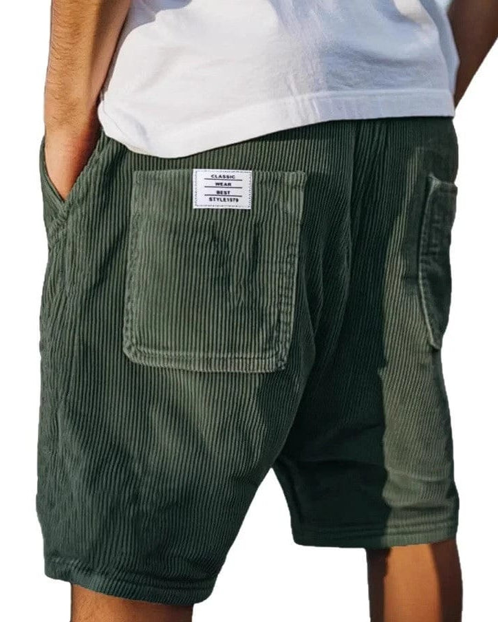 Men’s Summer Corduroy Shorts – Velvet Style
