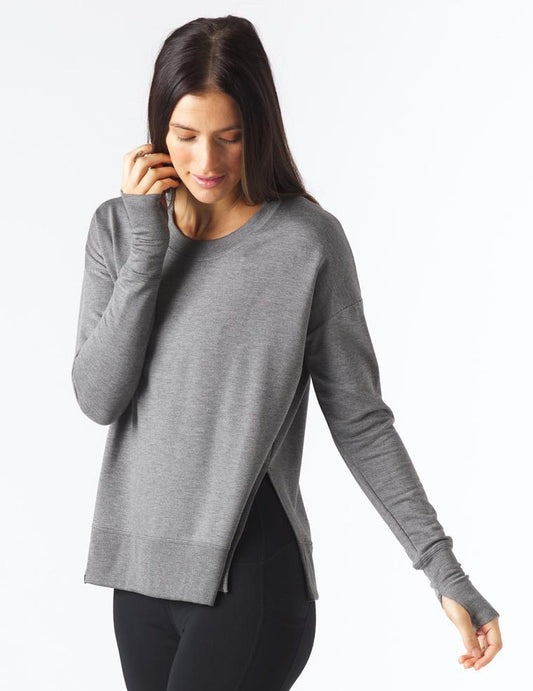 Women's Dolman Sleeve Sweater with Thumb Holes