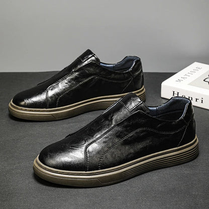 Lave herresneakers slip-on med memory foam og gummisål – daglig komfort