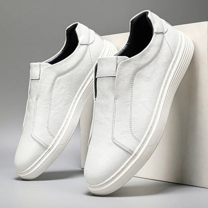 Lave herresneakers slip-on med memory foam og gummisål – daglig komfort