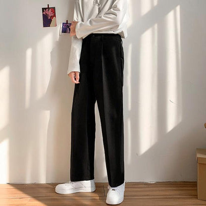 Pantaloni Uomo Eleganti a Gamba Dritta – Taglio Sartoriale e Linea Strutturata