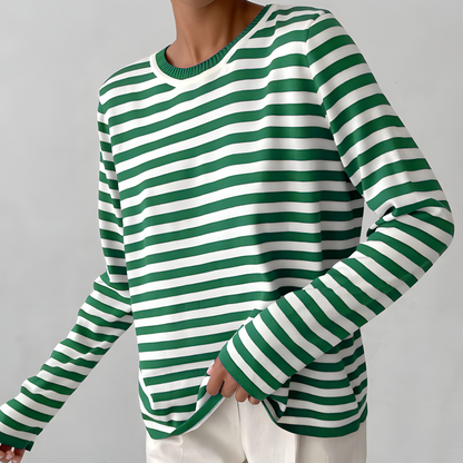 Maglia Donna a Manica Lunga con Vestibilità Drappeggiata – Ideale per Sovrapposizioni