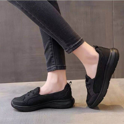Women's Slip-On Shoes with Arch Support and Wide Toe Box