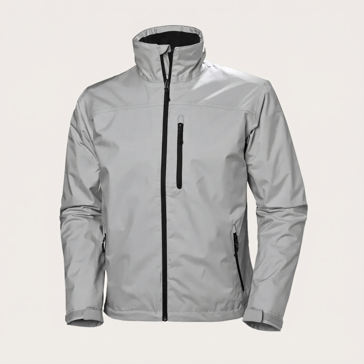 Chaqueta impermeable de otoño para hombre con capucha y puños ajustables