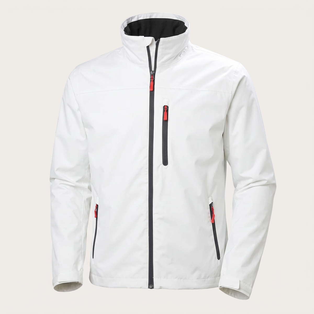 Chaqueta impermeable de otoño para hombre con capucha y puños ajustables