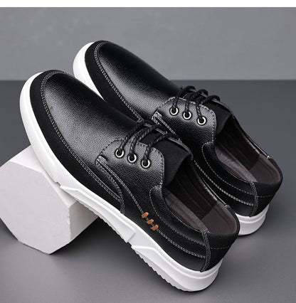 Scarpe Oxford Uomo Eleganti in Pelle con Lacci e Finitura Lucida
