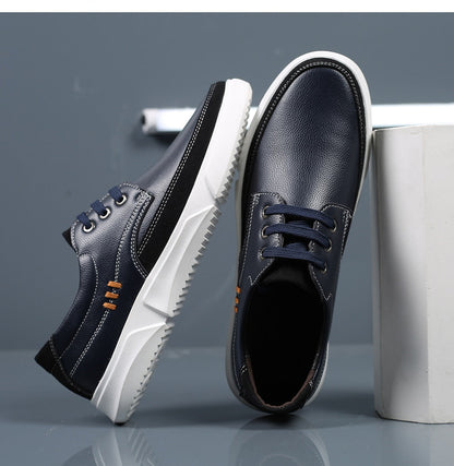 Scarpe Oxford Uomo Eleganti in Pelle con Lacci e Finitura Lucida