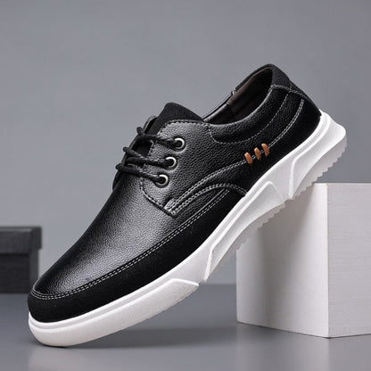 Scarpe Oxford Uomo Eleganti in Pelle con Lacci e Finitura Lucida