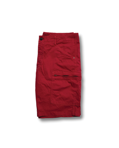 Herre cargo bermudashorts med skræddersyet pasform og lynlåslommer
