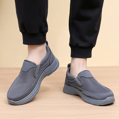 Sneakers da Uomo Slip-On in Mesh Traspirante con Soletta Ammortizzata – Suola in Gomma Antiscivolo