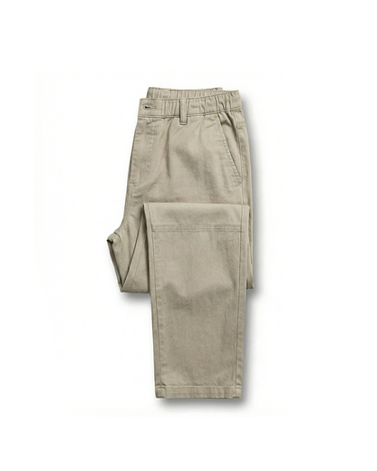 Men's Straight-Leg Chino Pants with Ankle Cut