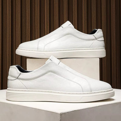Lave herresneakers slip-on med memory foam og gummisål – daglig komfort