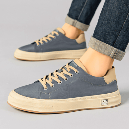 Sneakers da Uomo Basse Traspiranti con Soletta Ammortizzata e Design Leggero