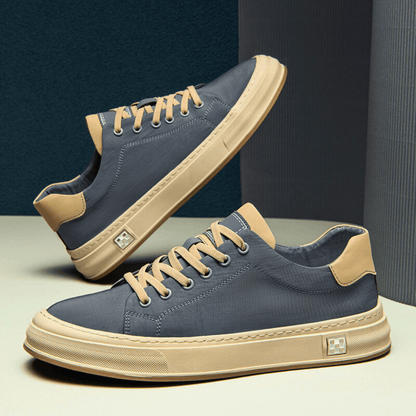Sneakers da Uomo Basse Traspiranti con Soletta Ammortizzata e Design Leggero