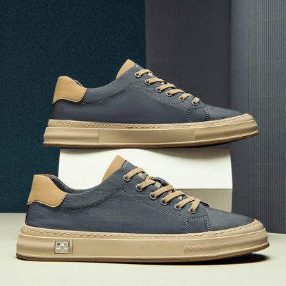 Sneakers da Uomo Basse Traspiranti con Soletta Ammortizzata e Design Leggero