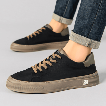 Sneakers da Uomo Basse Traspiranti con Soletta Ammortizzata e Design Leggero