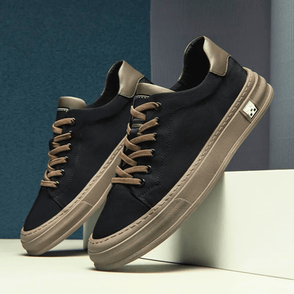 Sneakers da Uomo Basse Traspiranti con Soletta Ammortizzata e Design Leggero