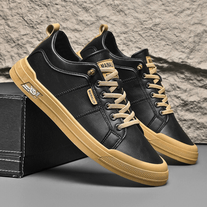 Men's Low Sneakers with Padded Insole and Reinforced Stitching – Lightweight Design