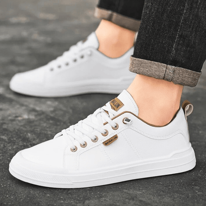 Men's Low Sneakers with Padded Insole and Reinforced Stitching – Lightweight Design